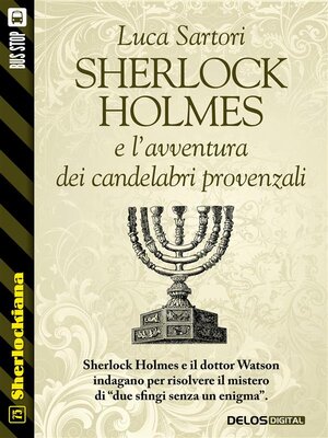 cover image of Sherlock Holmes e l'avventura dei candelabri provenzali